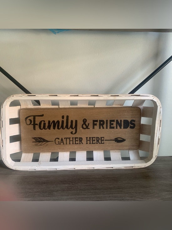 Other - Farmhouse Wall Sign Family & Friends Gather Here